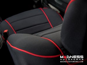 Jeep Wrangler JL Seat Covers - Front + Rear Seats - Custom Neoprene Design